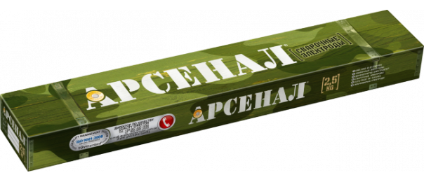 Электроды сварочные Арсенал МР-3, ф 3 мм уп-2,5 кг в Рузе